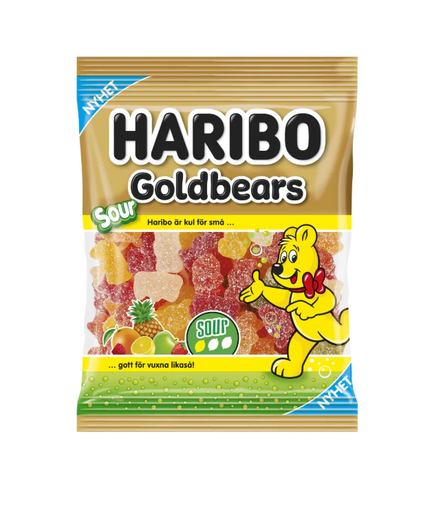 Haribo Sour Goldbears 70g