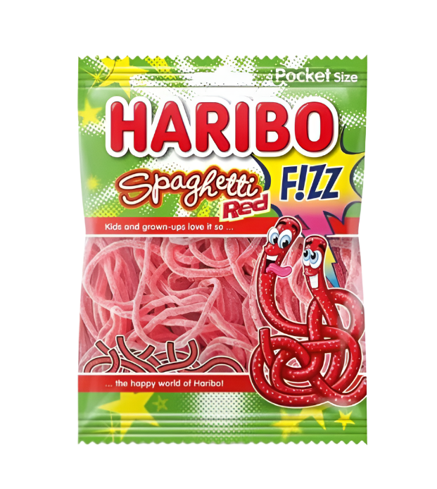 Haribo Spaghetti Red Fizz 70g